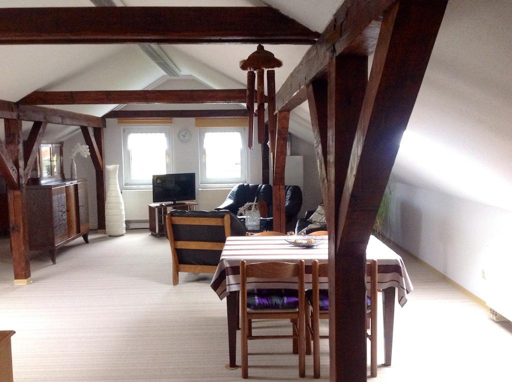 Ferienwohnung Am Dorfplatz Wittenberg 객실 사진